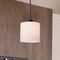Nuvo Warren - 8 Inch Pendant - Gun Metal with Satin White Glass 60/8036 - alternate 8